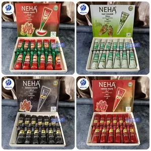 Pacar Henna NEHA PASTA ASLI Henna Neha Henna Kutek Halal Terlaris Henna NEHA Kerucut