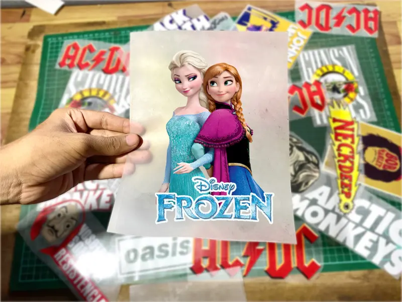 SABLON SETRIKA DTF 10cm GIRL CARTOON PRINCES satuan / Print DTF iron patch ANIMASI ANAK CEWEK Frozen Little Ponny BARBIE 3