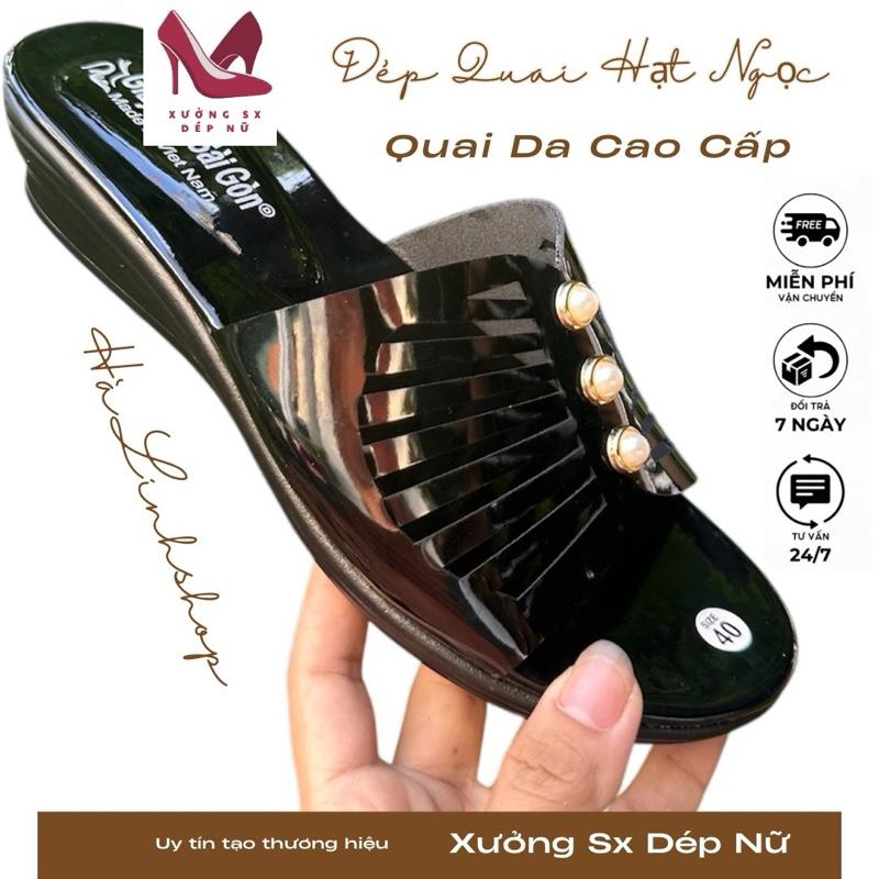  Dép Trung Niên Dải Ngọc Giữa Cực Đẹp Dành Cho Bà Và Mẹ ảnh thật   size 36-42  3cm ,5cm và đế xuồng 5cm 