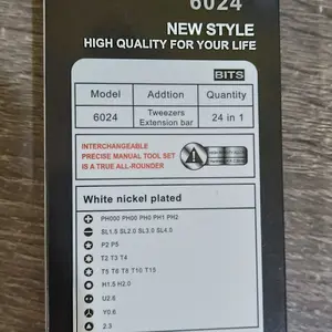 [BS] Obeng Set 24 in 1 Magnet Magnetic Reparasi HP Obeng HP / Obeng Komputer / Obeng Jam / Obeng Kacamata / Obeng Tamiya Screwdriver Tool Kit