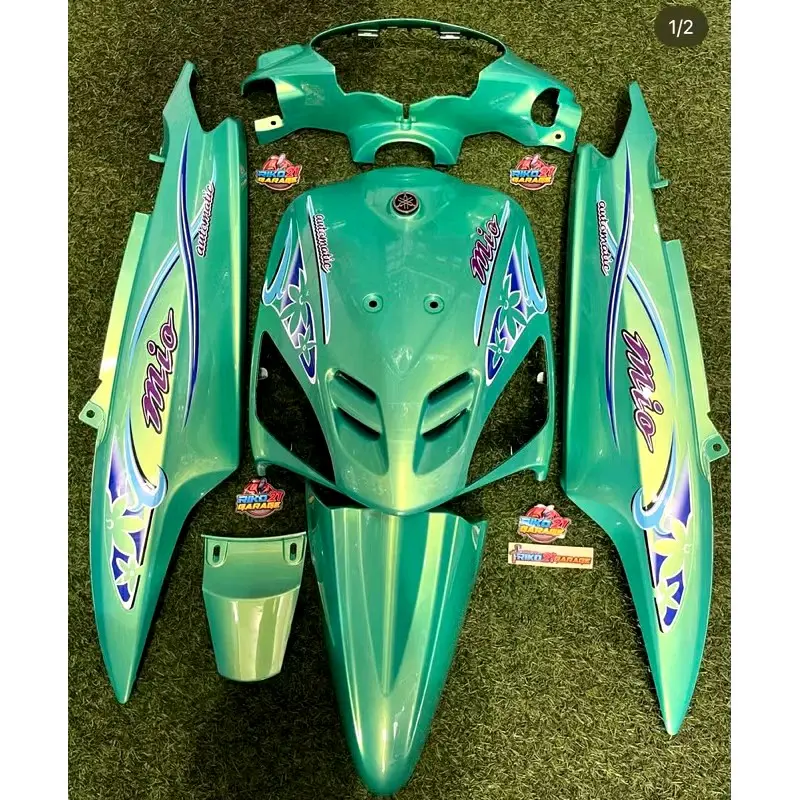 paketan full bodi alus yamaha mio sporty warna aliens green / full bodi alus mio lama warna custom / bodi mio lama
