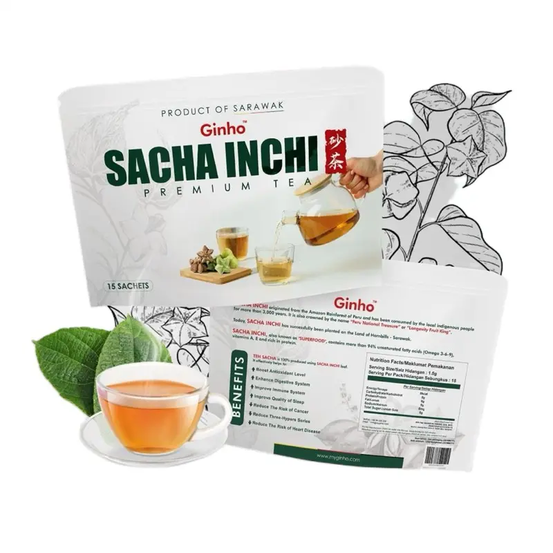 Sacha Inchi Tea, High Omega-3 Content, Made in Malaysia, Beverage