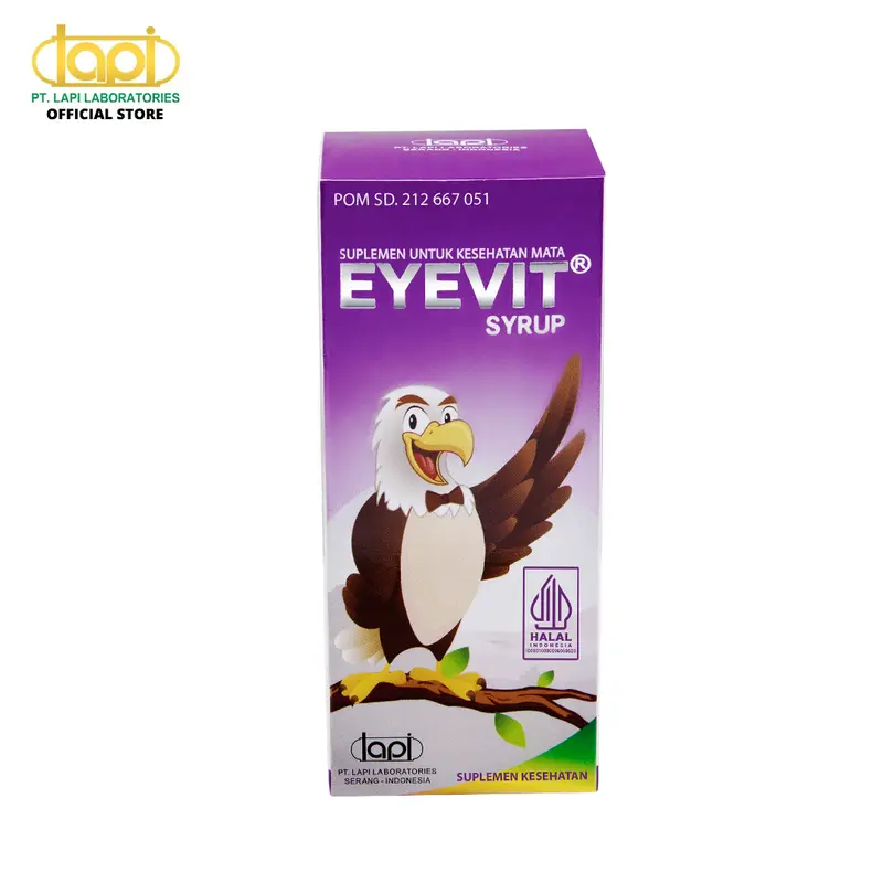 EYEVIT Syrup - Botol isi 60ml - Suplemen Kesehatan Mata 2