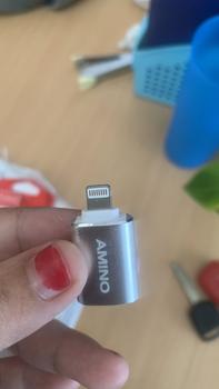 Product Review of AMINO Mini OTG USB TO L Adapter Converter USB 3.0 Plug Play Flashdisk Data untuk Iphone X XR 11 12 13 14 Pro Max from L**a 1