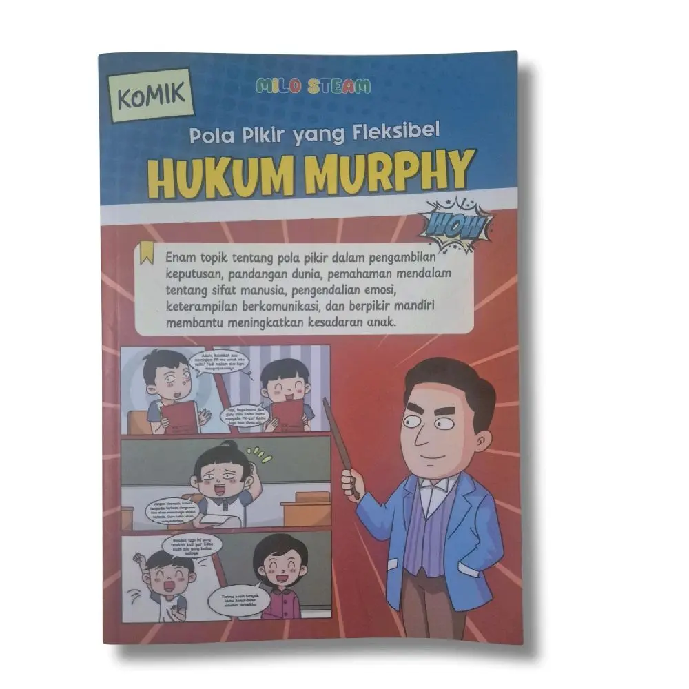 Buku Komik Hukum Murphy: Pola Pikir yang Fleksibel - Panduan untuk Pengambilan Keputusan dan Pengendalian Emosi