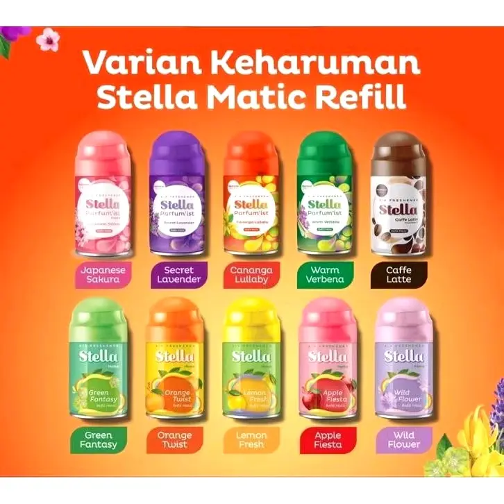 (ISI 2) STELLA REFILL MATIC PAKET HEMAT KEMASAN BARU (PAKET MULTIPACK) 1