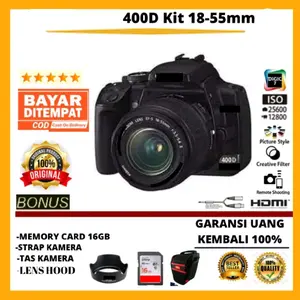 KAMERA 400D KIT LENS 18-55MM CAMERA DSLR