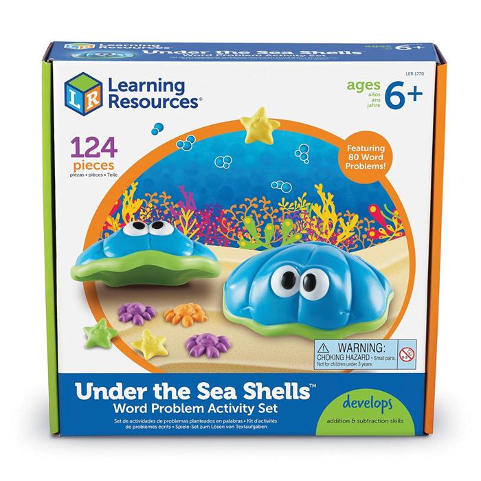Limone Shells Math Promo Learning Resources Under The Sea Shells Math Word Problems with ...