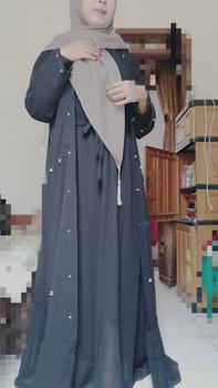Product Review of Abaya syahira set outer abaya turkey remaja dan dewasa warna l hitam mewah elagan Gamis Muslim Wanita bahan Ceruty abaya crystal Mutiara Payet Syari Ibu Dress Simple Kondangan Basic Lebaran Pesta from S**i H**3 1