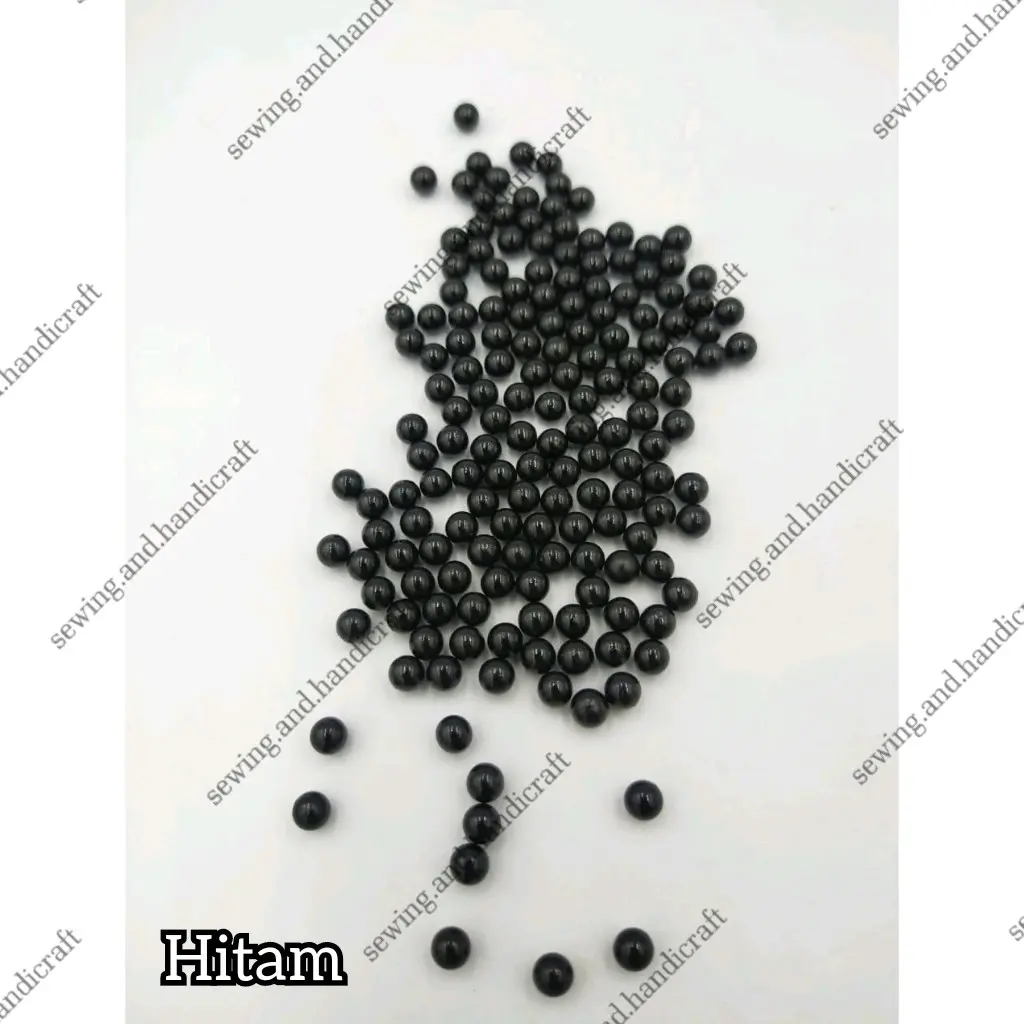 Mutiara Tanpa Lubang Polos 5mm