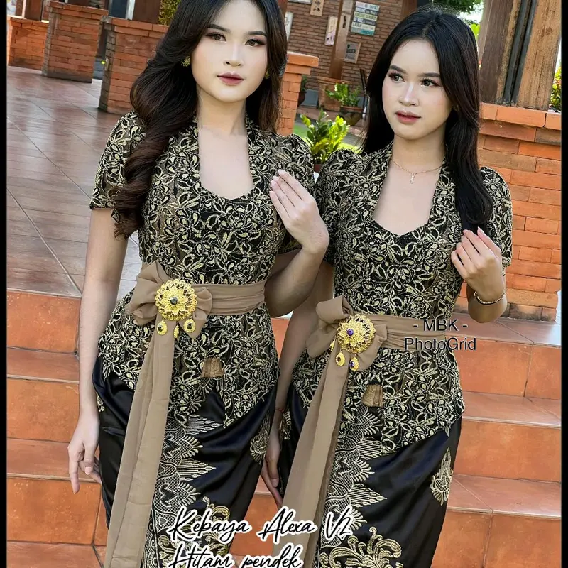 KEBAYA BROKAT ALEXA PANJANG DAN PENDEK 3