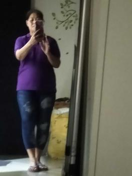 Product Review of Legging 7/8 ripped jeans/Legging fhashio/legging wanita Celana Nyaman from d**4 3