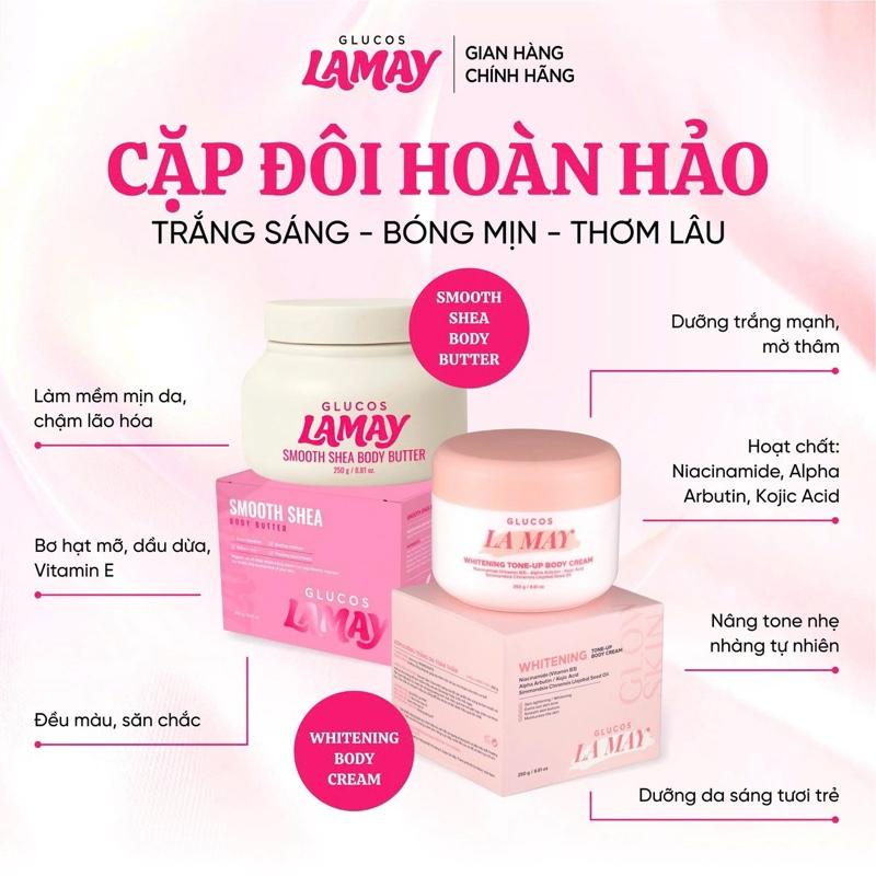  COMBO BƠ DƯỠNG + KEM BODY DƯỠNG TRẮNG SÁNG MỊN MỀM CĂNG BÓNG DA BODY 