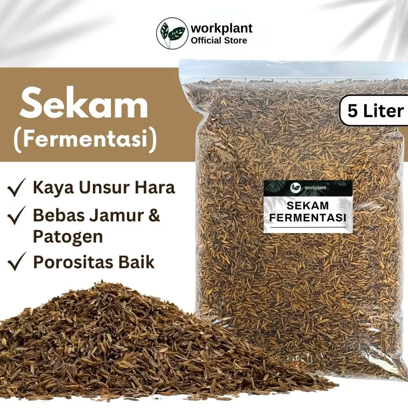 Sekam Mentah Fermentasi - Media Tanam Tanaman 0