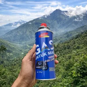 Gas Portable Zone 250 GR Original & SNI || Gas Memasaka (Bukan Refil) Camping