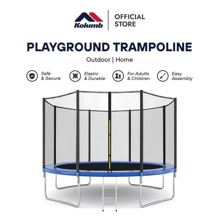 BARU - KOLUMB TRAMPOLINE PLAYGROUND OUTDOOR OLAHRAGA ANAK JARING 6FT, 8FT, 12FT - YDF1007