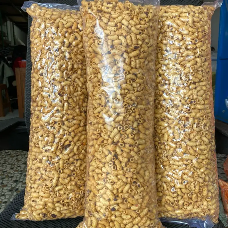 Makaroni Pipa Bantat NKS - NS 1 Ball (1kg) - Camilan Pedas & Nikmat Cemilan Food Snacks Makanan 3
