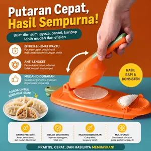 Cetakan Press Adonan Pangsit 2In1 Handmade Serbaguna Cetakan Kulit Pangsit Alat Gambar Kitchenware Kitchenware