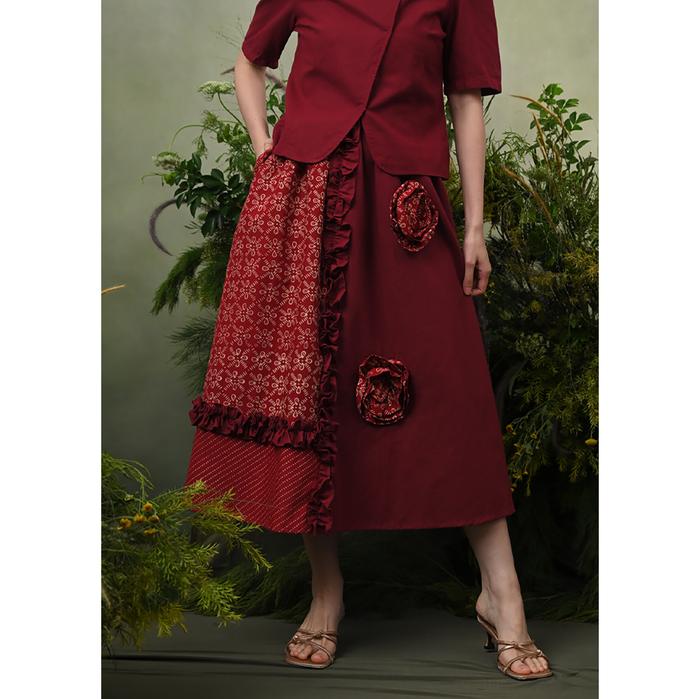 Gambar NONA RARA - Ruma Garut Harmoni P0667, Rok batik wanita modern - ALL SIZE dari Nona Rara Batik Kota Administrasi Jakarta Timur Tokopedia