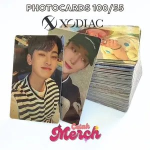 [100/55 PCS] Xodiac Foto Selca PhotoCard Unofficial PC | Tersedia FREE INNER SLEEVE + KEYCHAIN XODIAC