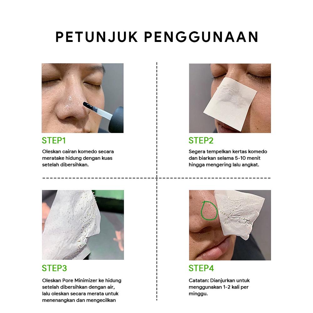 Allphv Penghilang Komedo Hidung Step1 & Step2 Set NA11240200141 NA11240100476 Masker Serum Skincare Wanita Pria