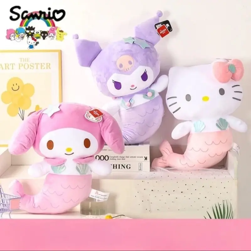 Boneka Duyung Sanrio Kuromi Melody Ukuran -+40cm Bahan Yelvo Halus Berstandar SNI 1