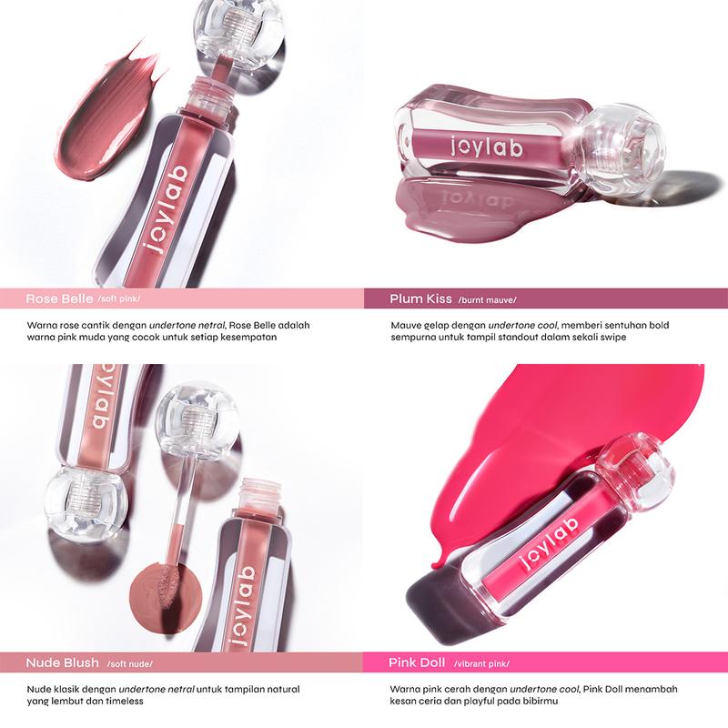 JOYLAB - Get Gloss 3ml | Lip Tint Super Glazed Lightweight for Shiny Moisturizing Glossy Lips 4
