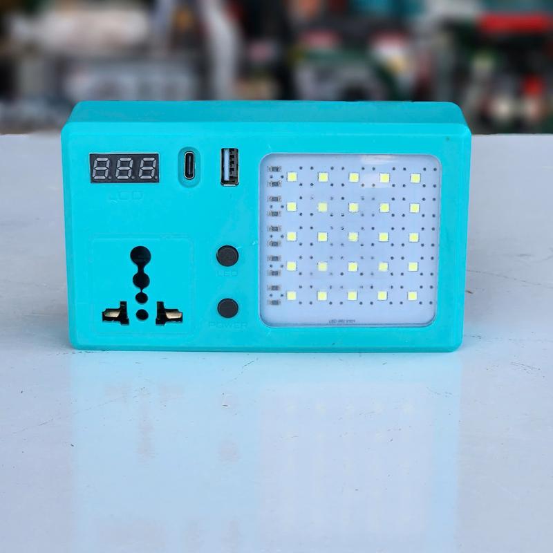 Đế Chuyển Đổi Nguồn Điện XVERSION Biến Tần 21V Sang 220V sử dụng Modem WiFi Sạc Điện Thoại- Laptop Hỗ Trợ USB 5V & Jack DC 12V Tiện Dụng Cho Quạt Mini Bóng Đèn LED