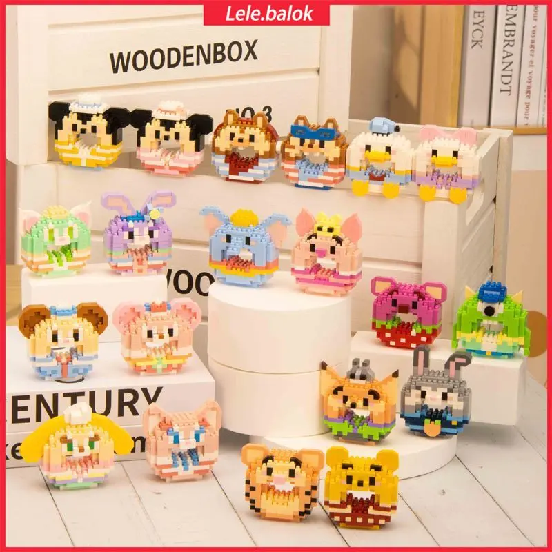 Mini Mainan DIY Nano Block 3D Puzzle Brick karakter kartun Sanrio Mainan Anak Perempuan Hadiah Ulang Tahun