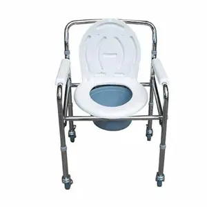 Kursi Toilet BAB Roda Commode Chair Menggunakan Roda