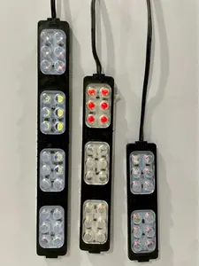 Lampu LED Kolong Plasma Flash Strobe 12 Mata 18 Mata 24 Mata Nyala Kedap Kedip Blitz DC 12 Volt / 24 Volt Motor Mobil Truk