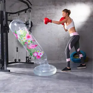 Vertical Punching Bag Inflatable Crystal Flamingo Samsak 1.6M - PF-16