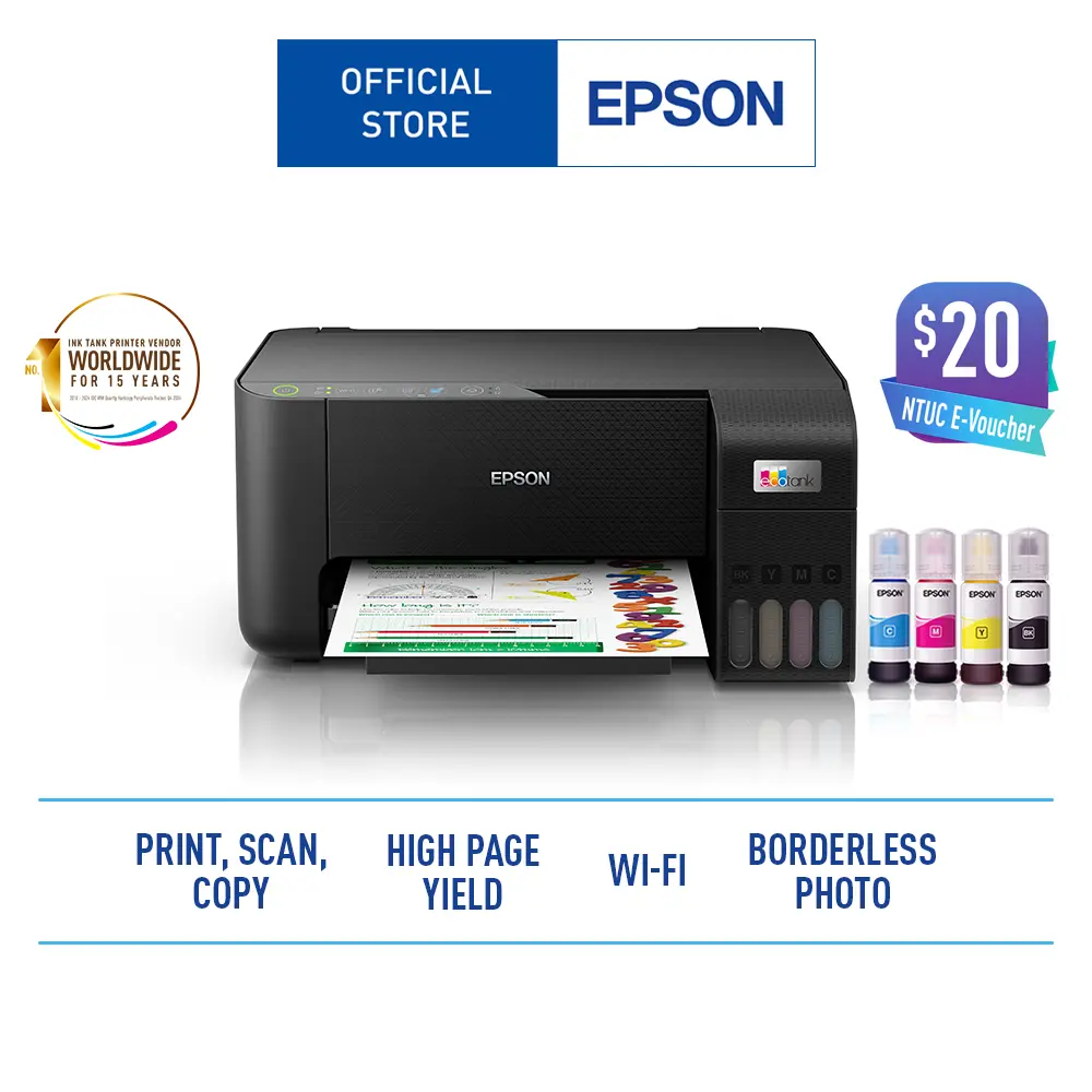 Epson EcoTank L3250 A4 Wi-Fi All-in-One Ink Tank Printer
