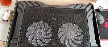 Product Review of kipas laptop cooling pad quinton 2 fan 12cm 15,6inch hitam jaring Computer Cooler pad gaming from K**n L**y 2