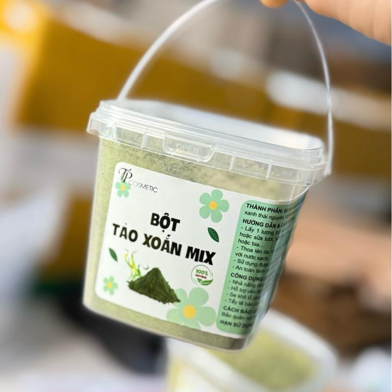 300G BỘT TẢO XOẮN MIX ( hỗ trợ nhả nắng nhanh, lão hóa da , thải đôc da , sần viêm nang lông)