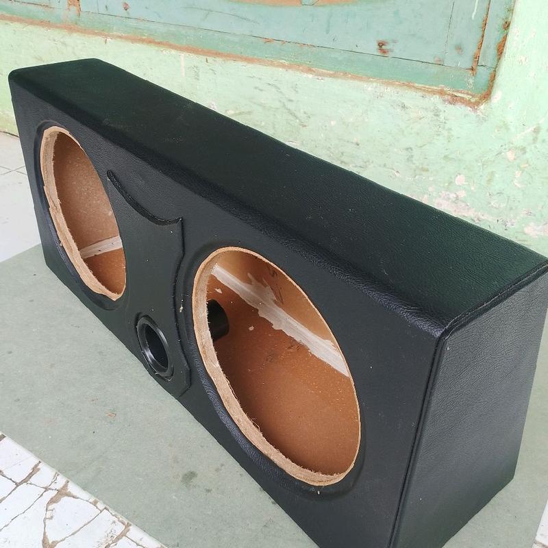 BOX SUBWOOFER DOBEL UNIVERSAL 10 INCH BAHAN MDF KETEBLAN 18 MM 7