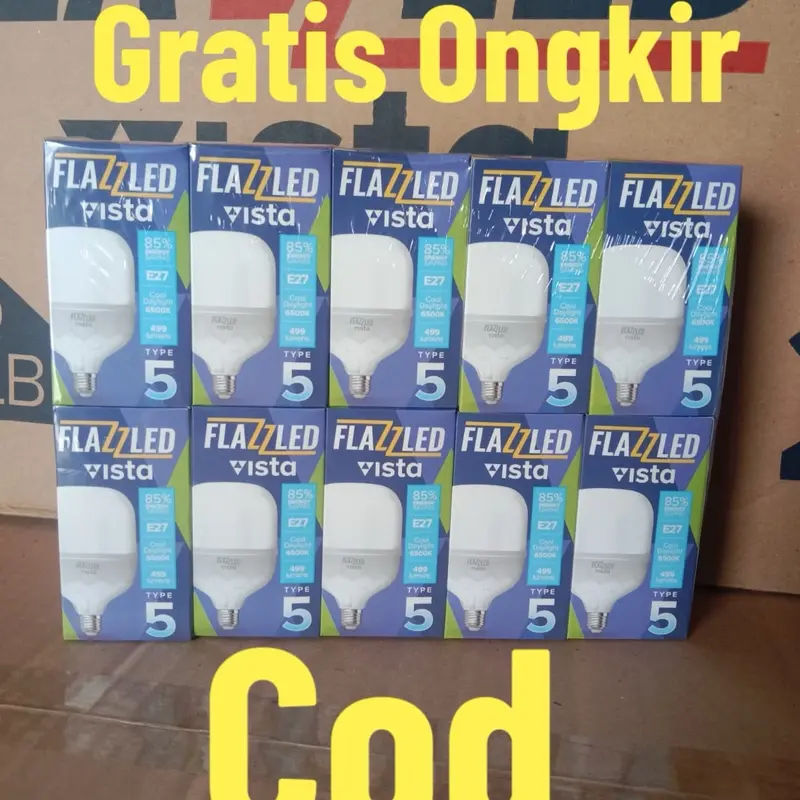 LAMPU LED FLAZZLED VISTA 5W PAKET ISI 10 PCS 0