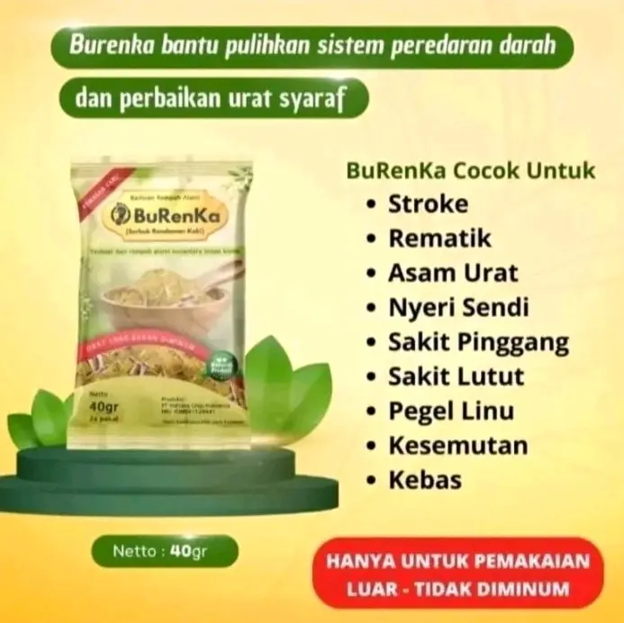 Paket 4Pcs Burenka Serbuk Untuk Rendaman Kaki