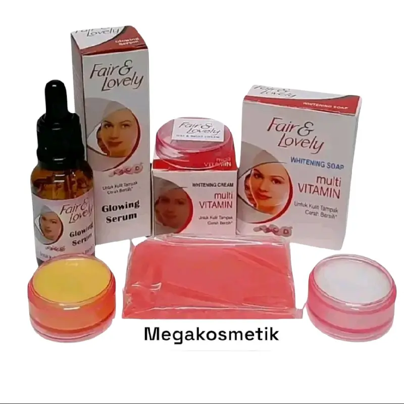 Paket Fair & Lovely Cream Siang & Malam Plus Serum Glowing untuk Wajah 0