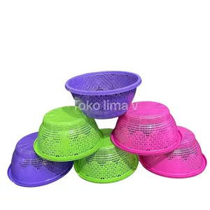 [24 pcs] Wakul Nasi Plastik Cinta Berkat Hajatan Murah Warna Cerah Souvenir Besek Grosir 1 Lusin bakul Hijau