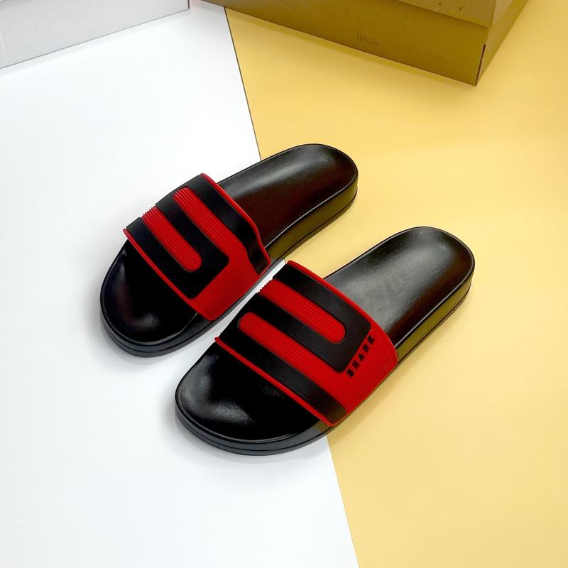 Dép nam quai ngang chữ S.H.A.R.K Xanh Navy, Vàng màu cá tính, trẻ trung | Đế Cao Su Đúc Cao Cấp | DéP Thời Trang Trend 2024 | DéP Boy phố Slipper Đế Bằng