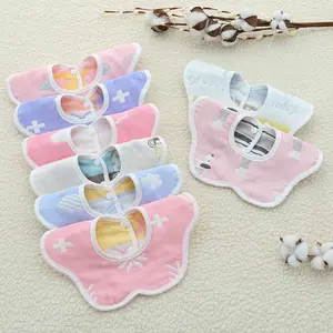 WONDER Celemek Baby Slabber Bayi Bib Kain Air Liur / Bib Bayi / Bib Bulat / Slabber Bayi / Baby bib