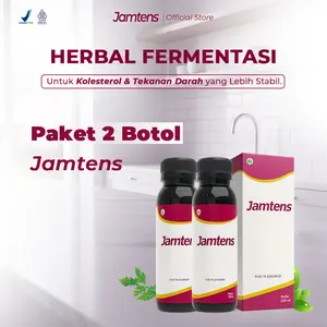 Jamtens 2 Box Herbal Fermentasi FITOBIOTIK Minuman Kombinasi Sirih Merah & Seledri Membantu Turunkan Kolesterol Stabilkan Tekanan Darah Jaga Kesehatan Jantung Tanpa Efek Samping Nikmat Diminum Nyaman Dilambung
