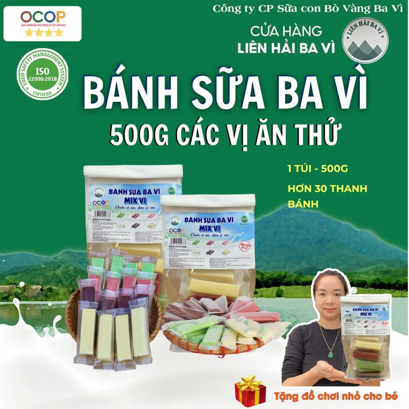 500G Bánh Sữa Ba Vì Các Vị Ăn Thử Truyền Thống Đặc Biệt Ít Đường Đậm Vị Sữa…