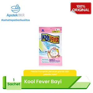 Koolfever Baby 1 pcs - Plester Kompres Demam Bayi Penurun Panas