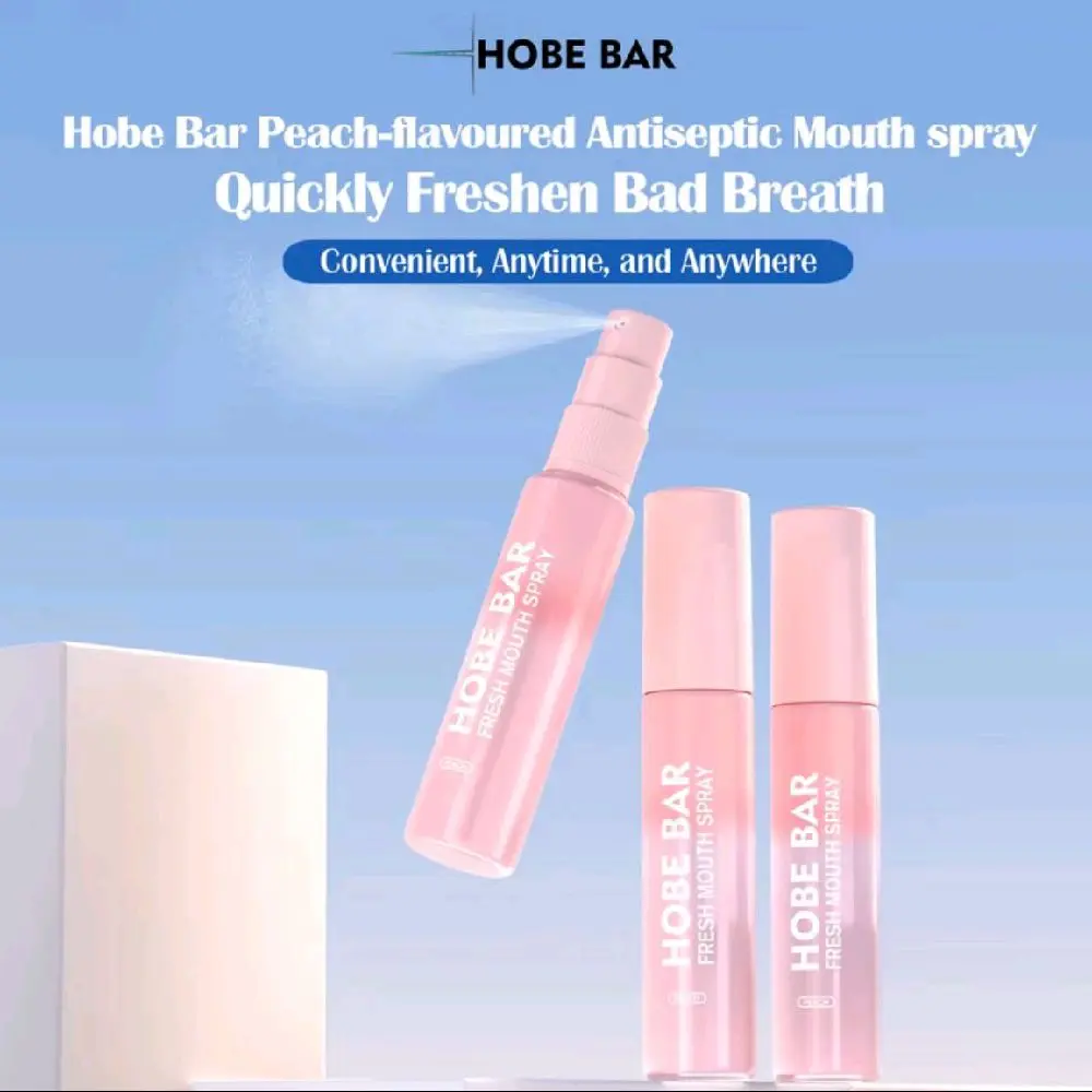 [READY] HOBE BAR FRESH MOUTH SPRAY PROBIOTIC PARFUM MULUT MENYEGARKAN MULUT MENGHILANGKAN BAU MULUT