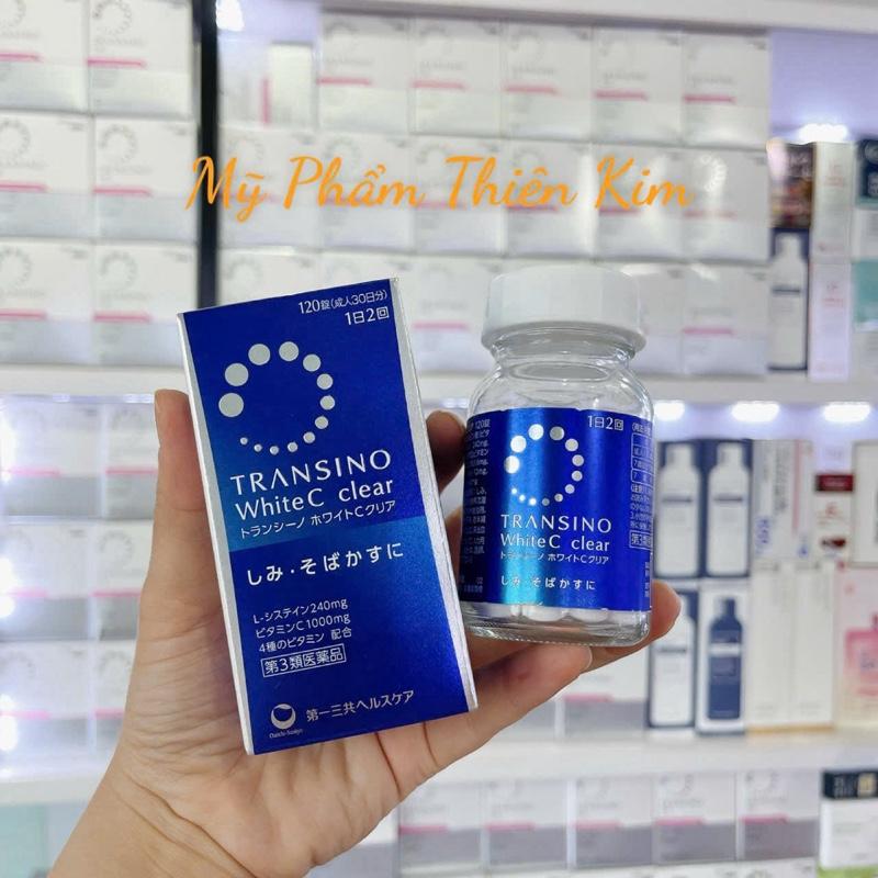  Viên uống trắng da Transino hộp 120 viên 