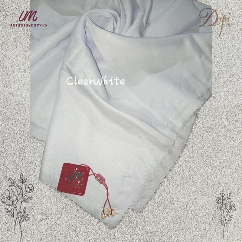 Luxury Plain lc Hijab Umama Scraf Jilbab Segi Empat Voal Tyspan Lasercut Kerudung 7