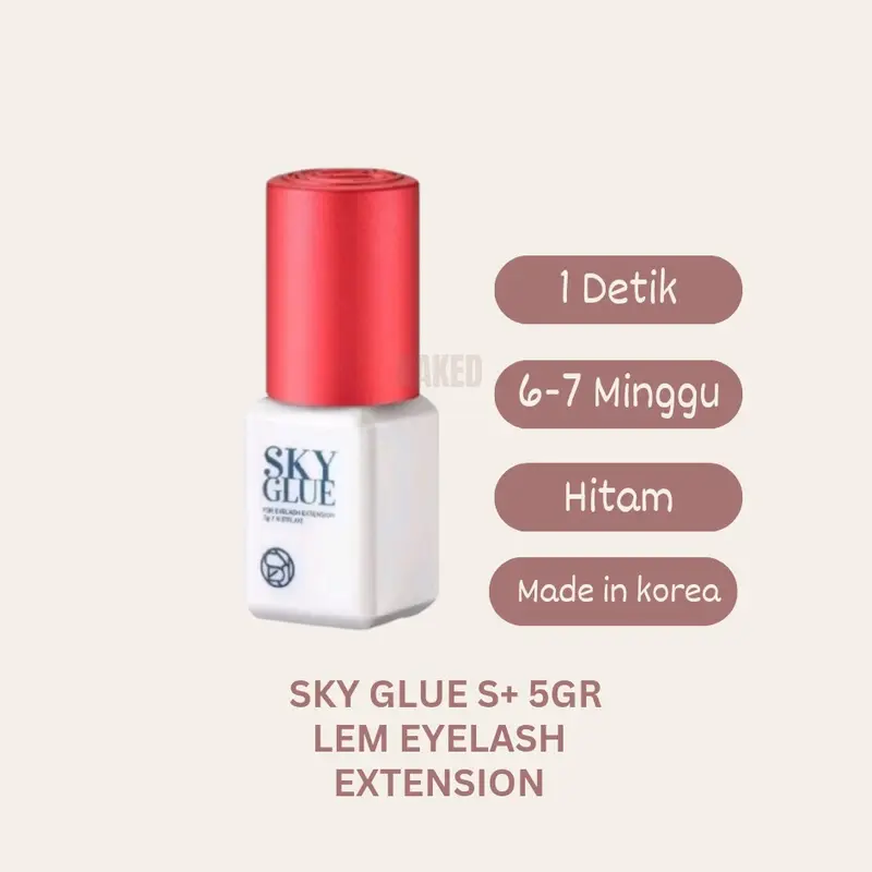 Sky Glue 5gr Lem Eyelash Extension Tutup Merah Made in Korea 0