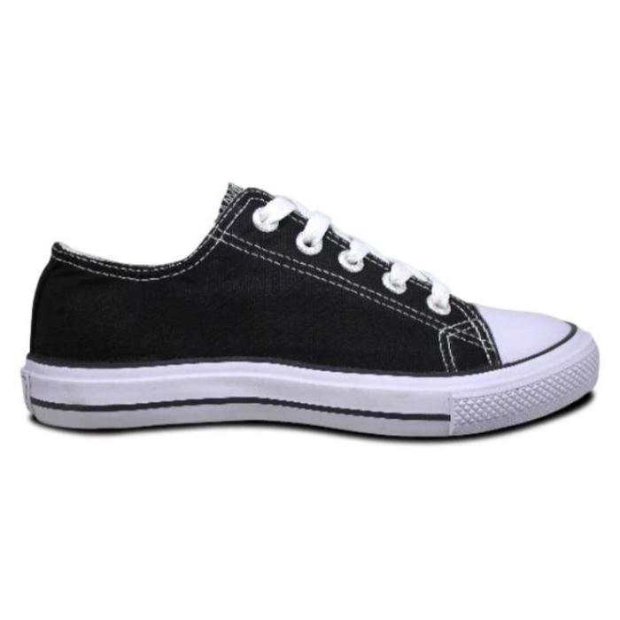 Gambar Sepatu Sneakers Johnson - Basketball Lowcut Highcut (LC / HC) Black White Kaki Outdoor Basket - LC Black White, 40 dari Johnson Indonesia Kota Bandung 4 Tokopedia